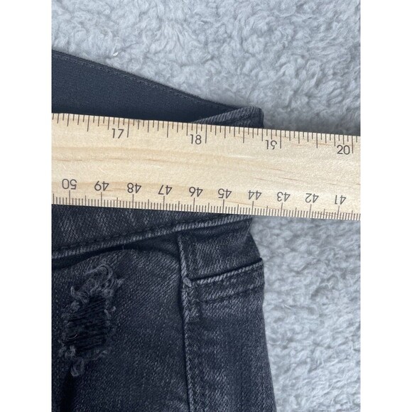 TORRID PREMIUM Sky High Skinny Stretch Black Denim Ankle Jeans Plus Sz 20R - Picture 6 of 7